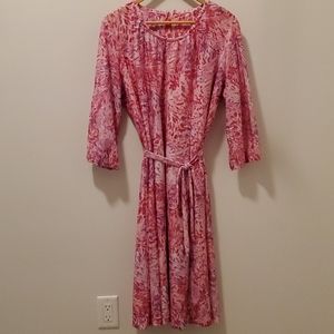 Vintage Pink Asymmetrical Dress